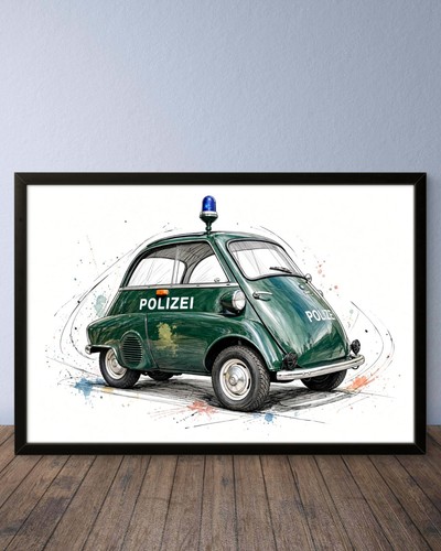 Bmw isetta 300 polizei - isetta,