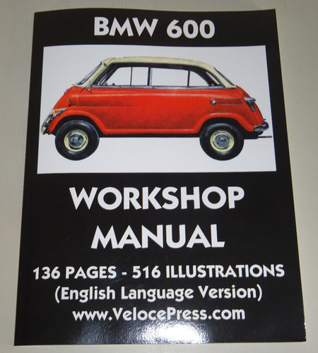 Werkstatthandbuch bmw 600 - werkstatthandbuch,