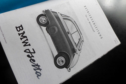 Bmw isetta betriebsanleitung - isetta,