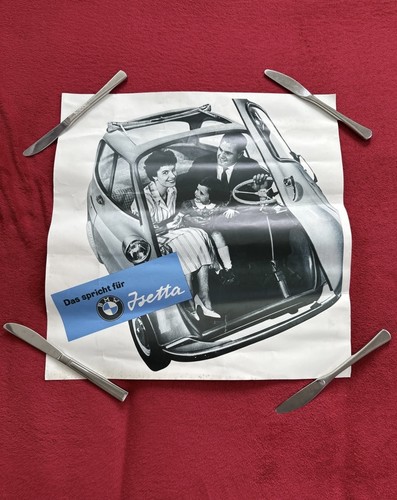 Bmw isetta plakat b - bmw,