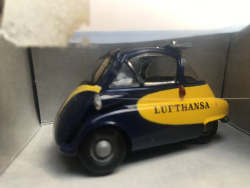 Schuco bmw isetta blau - bmw, blau-
