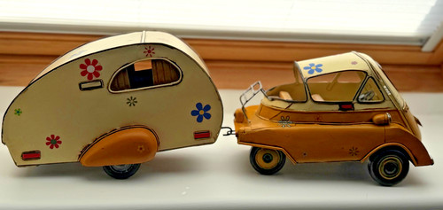 Bmw isetta mit wohnwagen - isetta,